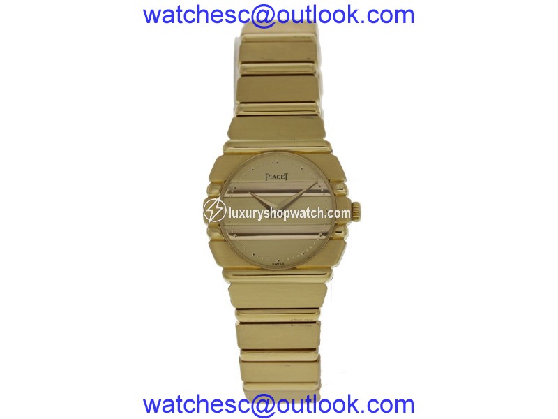 Piaget Polo 861 C701 18K Yellow Gold Quartz 23mm Womens Watch Piaget