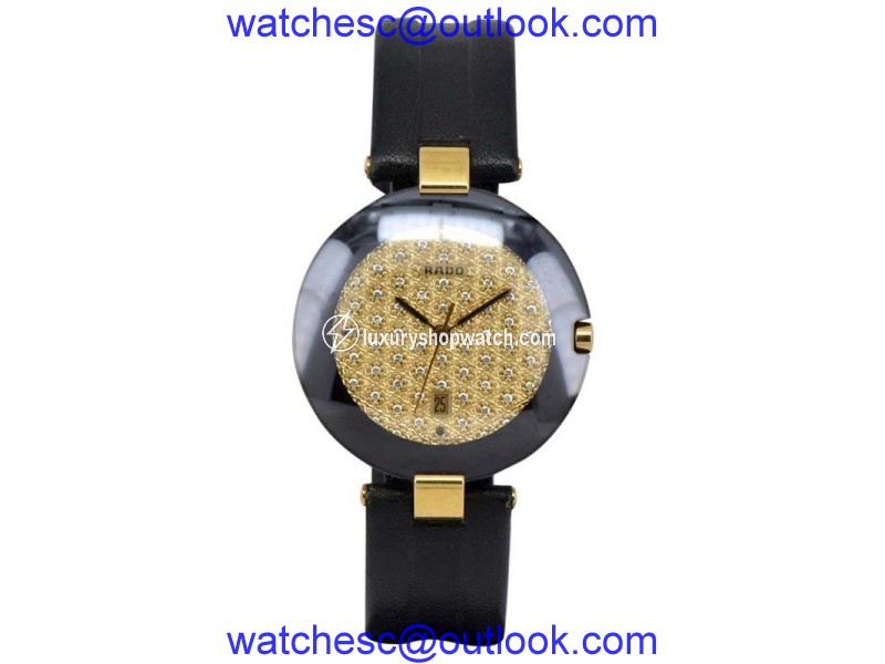 Rado 129.3575.4N Stainless Steel / Leather Quartz Vintage 32mm Womens Watch Rado