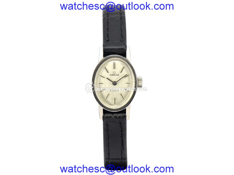 Omega Geneve Hand-Winding Stainless Steel 16mm Womens Watch Omega