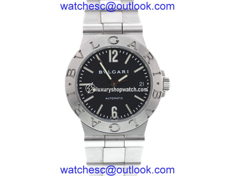 Bulgari Diagono LCV 35 S Stainless Steel Automatic 35.5mm Mens Watch Bulgari