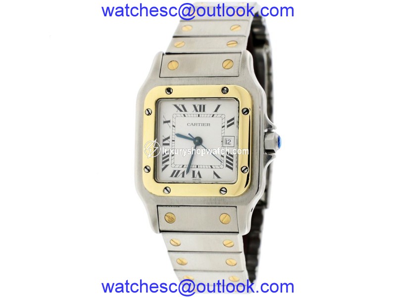Cartier Santos Or Et Acier 2961 18K Yellow Gold / Stainless Steel Automatic 29mm Unisex Watch Cartier