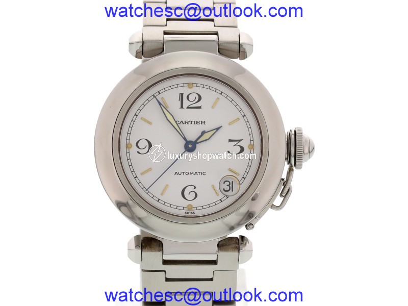 Cartier Pasha C 2324 Stainless Steel Automatic 35mm Womens Watch Cartier