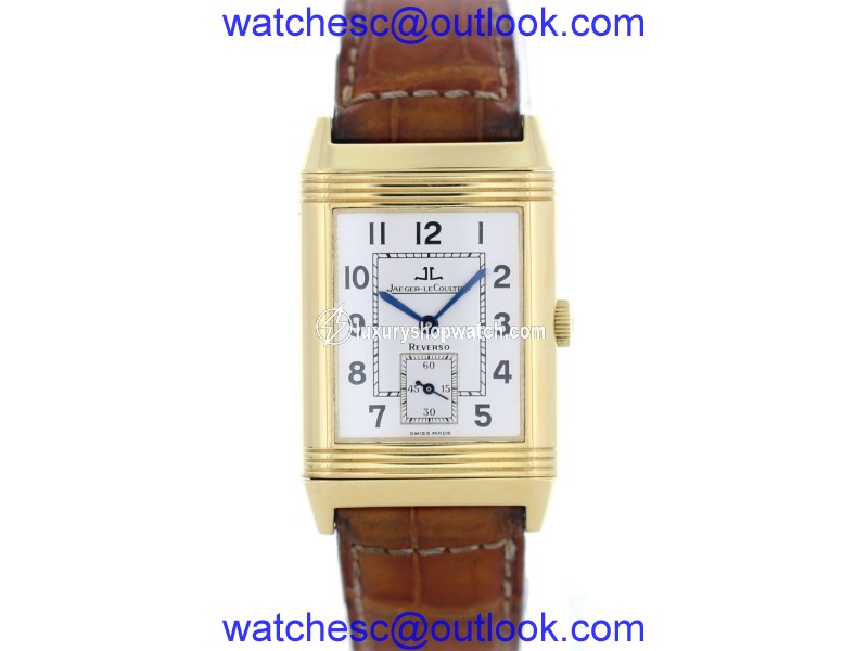 Jaeger LeCoultre Reverso 270.1.62 18K Yellow Gold & Leather 36mm Manual Mens Watch Jaeger LeCoultre