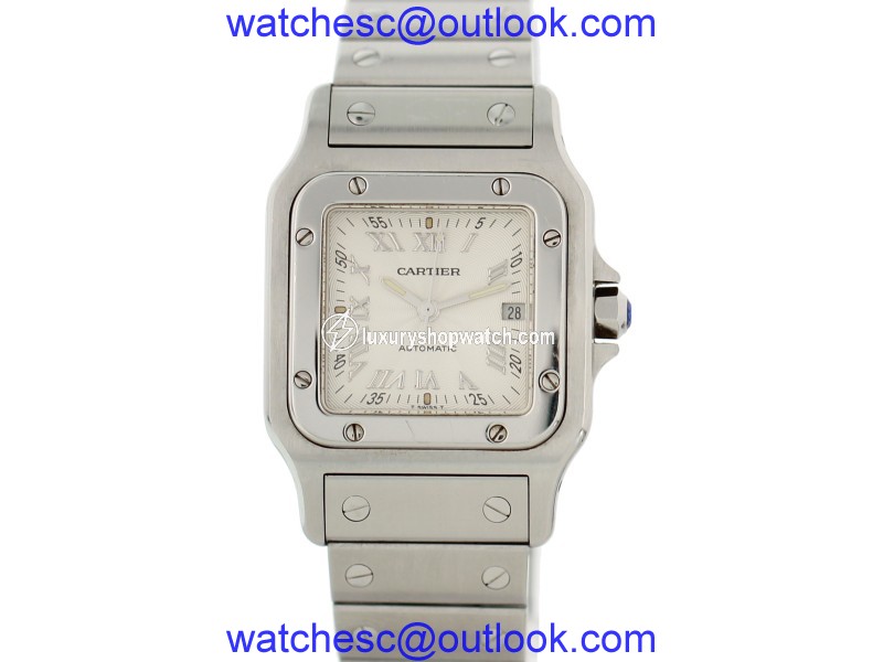 Cartier Santos Galbee 2319 Stainless Steel Silver Dial Automatic 29mm Unisex Watch Cartier