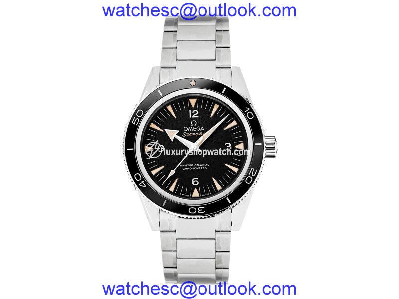 Omega 23330412101001 Seamaster 300 Automatic Black Dial Stainless Steel Watch Omega