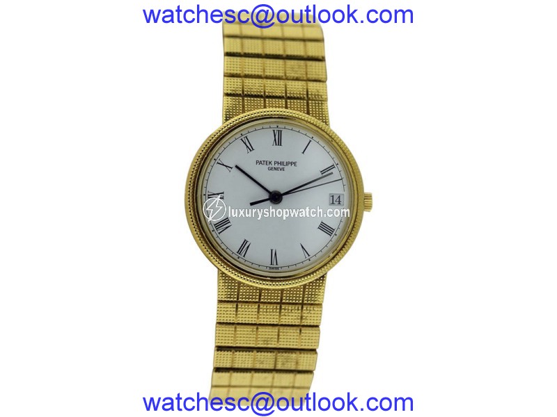 Patek Philippe Calatrava 3802/1J 18K Yellow Gold 33mm Mens Watch Patek Philippe
