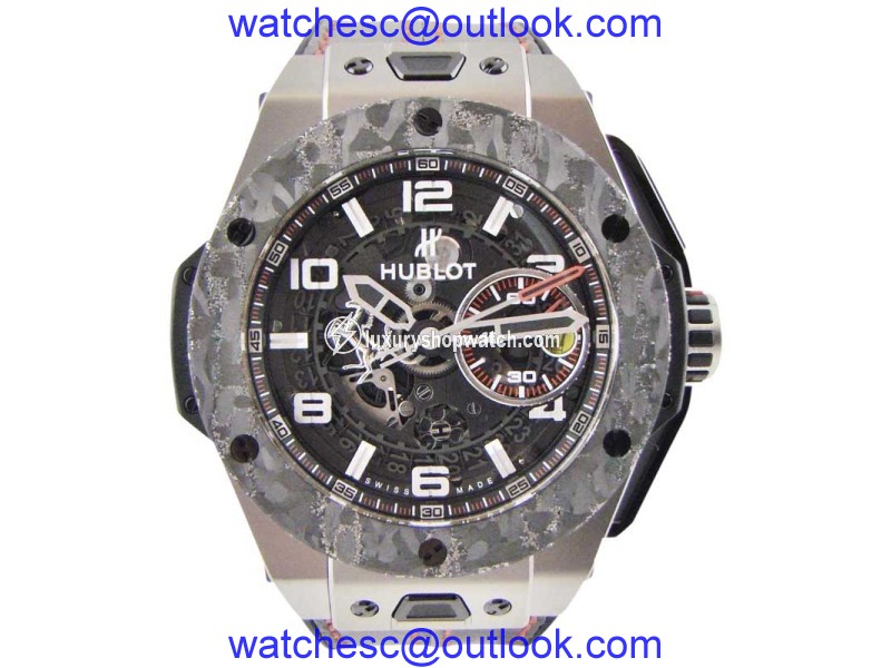 Hublot Ferrari Big Bang UNICO Titanium / Leather 45.5mm Mens Watch Hublot