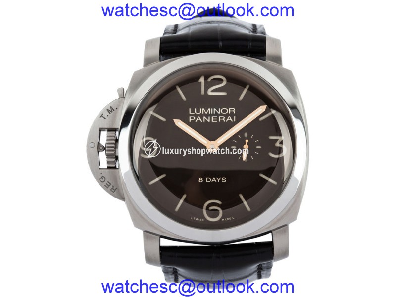 Panerai Luminor 1950 Left-Handed 8 Days Titanio Titanium & Leather 47mm Watch Other