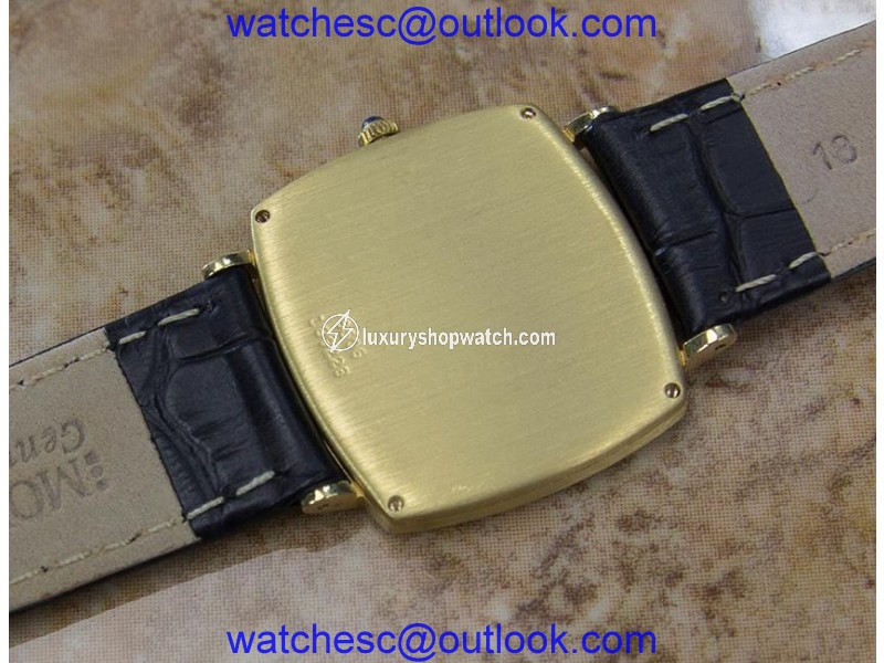 Piaget 18K Yellow Gold & Leather 29mm x 32mm x 5mm Watch Piaget