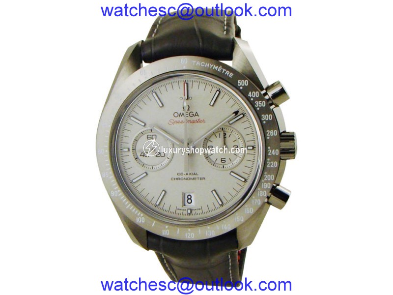 Omega Speedmaster Ceramic / Leather 44mm Mens Watch Omega