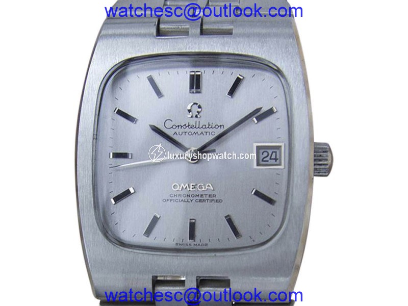 Omega Constellation Stainless Steel Chronometer Automatic 34mm Mens Watch Year 1970 Omega Constellation