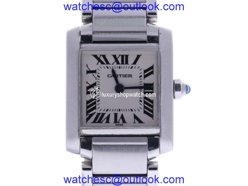 Cartier Tank Francaise 2300 Stainless-Steel Quartz 20mm Womens Watch Cartier