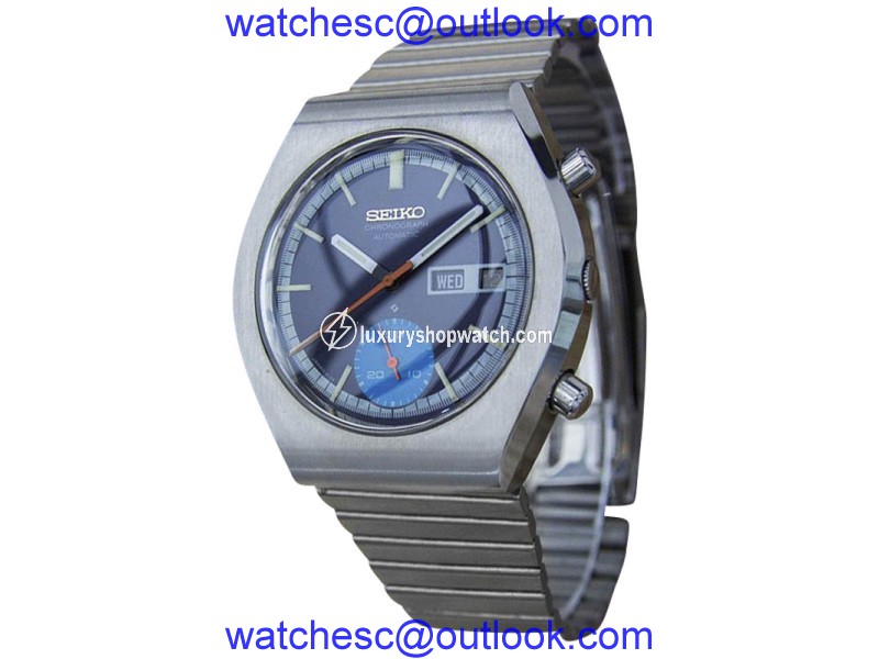 Seiko 6139 9020 Stainless Steel Vintage 36mm Mens Watch Seiko