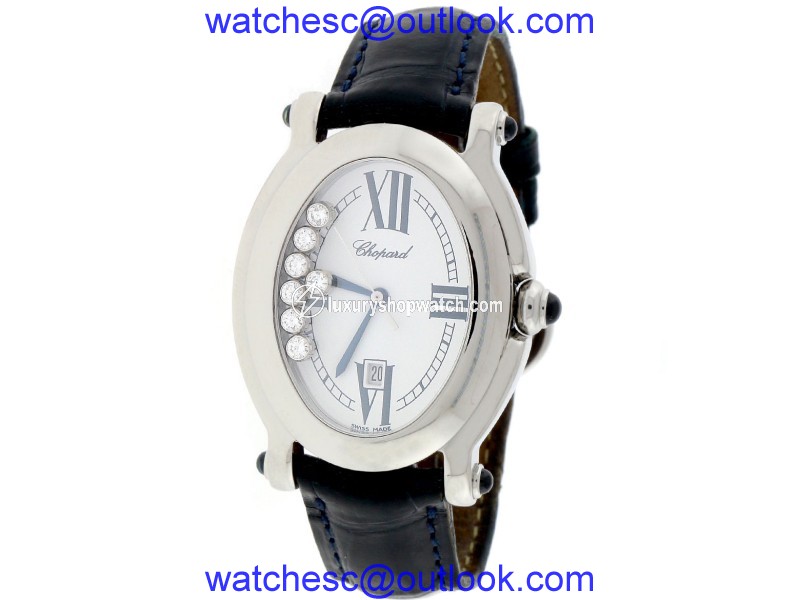 Chopard Happy Sport 278937-3005 Stainless Steel & Diamonds 29mm Womens Watch