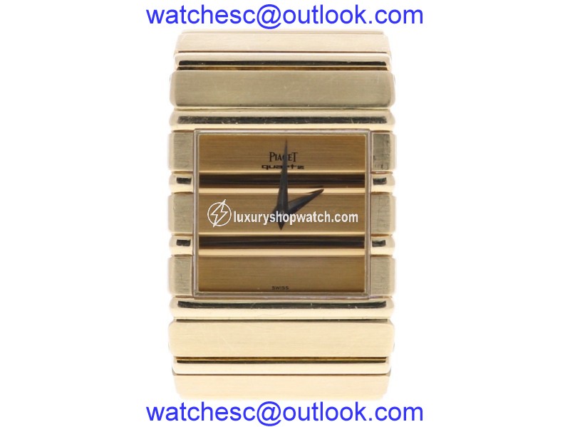 Piaget Polo 7131 C701 18K Yellow Gold Quartz 25mm Unisex Watch Piaget