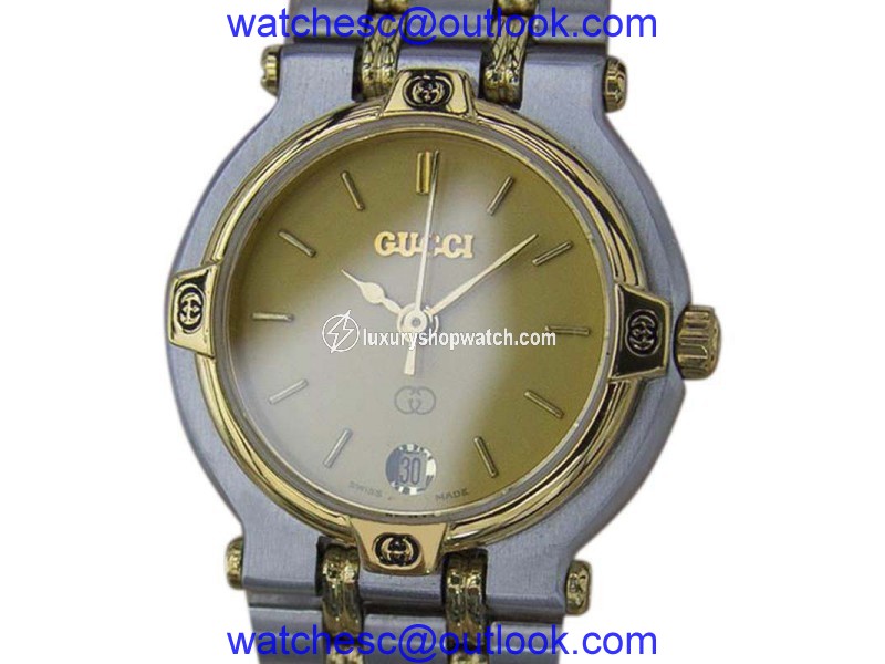 Gucci 9000L Stainless Steel Swiss Made Quartz Womens 25mm Dress Watch c2000 Gucci| Buy at TrueFacet