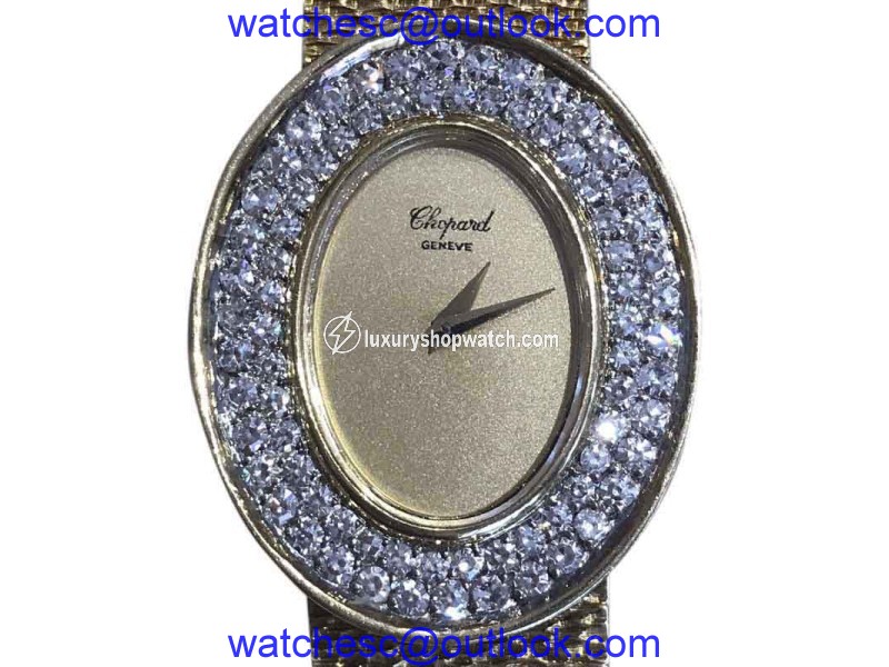 Chopard 18K Yellow Gold & Diamond Vintage Womens Watch Chopard