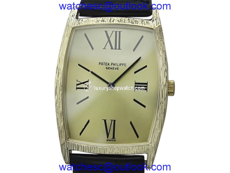 Patek Philippe 18K Yellow Gold Vintage 27mm Mens Watch Patek Philippe