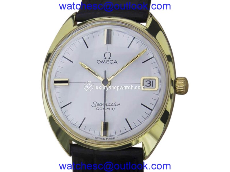 Omega Seamaster Cosmic Gold Plated Swiss Made Manual Mens 33mm Watch 1960s Omega
