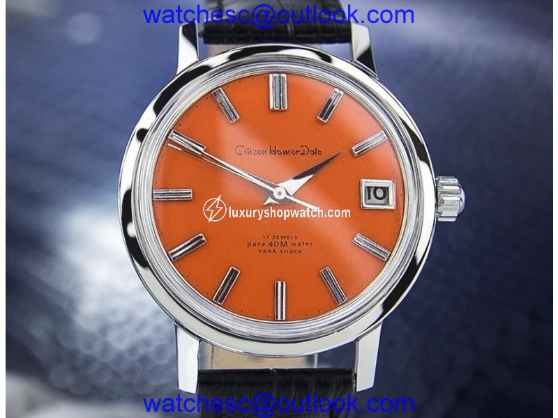 Citizen Homer Date SCX320 Stainless Steel Automatic Vintage 36mm Mens Watch Citizen