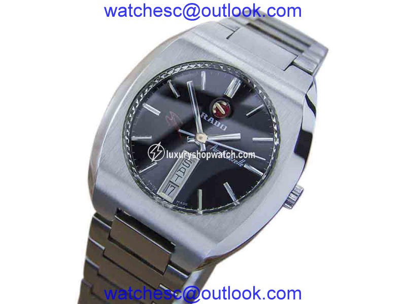 Rado Purple Gazelle Stainless Steel Automatic 36mm Mens Watch 1970 Rado
