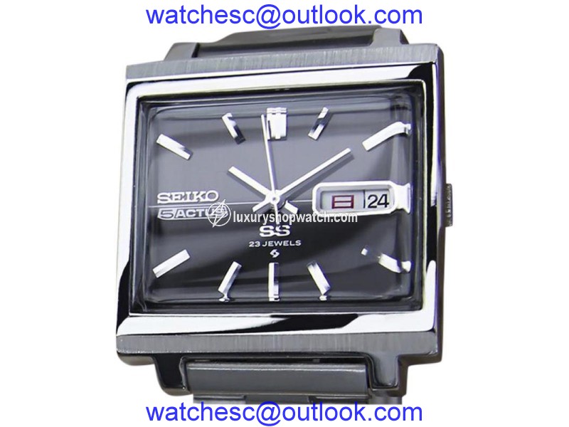 Seiko Actus Stainless Steel Automatic Vintage 34mm Mens Watch Seiko