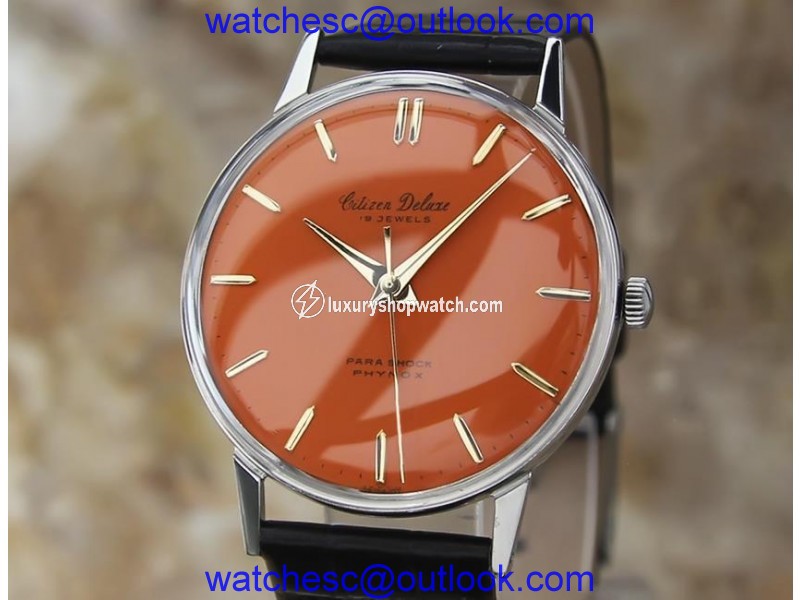 Citizen Deluxe CC30 Stainless Steel Manual Vintage 35mm Mens Watch Citizen