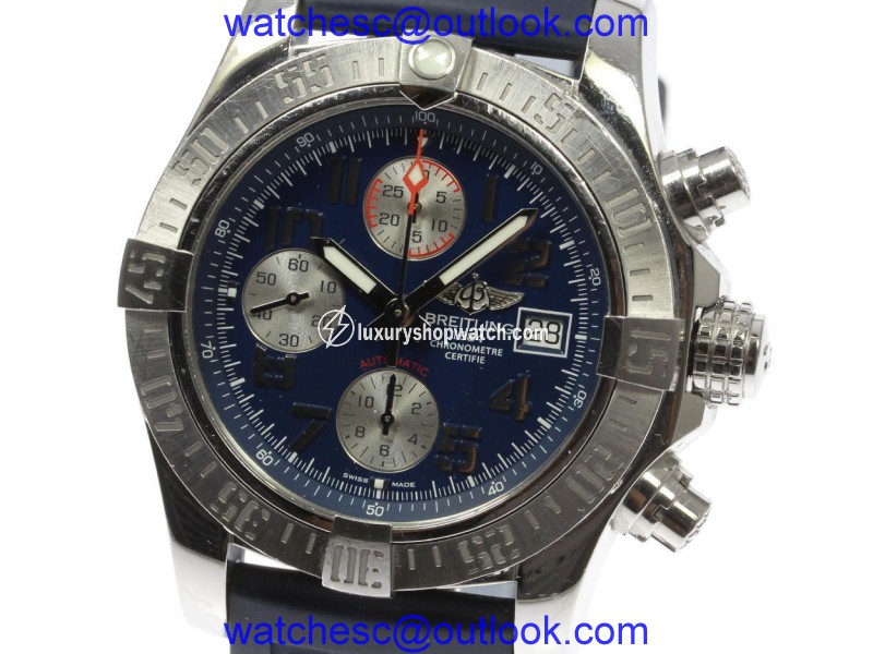 Breitling Avenger II A13381 Chronograph Stainless Steel Automatic 43mm Mens Watch Breitling