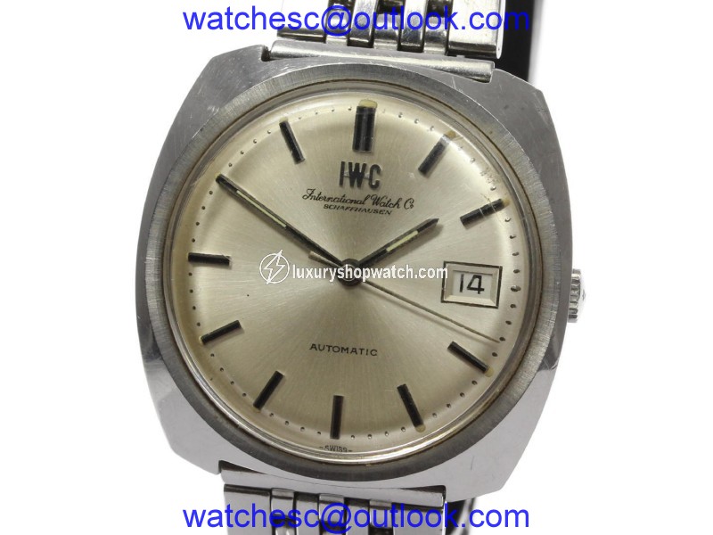 IWC Schaffhausen Stainless Steel Automatic 36mm Mens Vintage Watch IWC