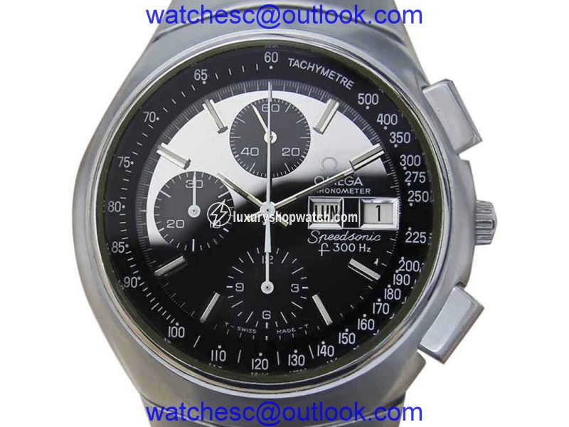 Omega Seamaster Speedsonic Stainless Steel 44mm Mens Watch 1970s Omega