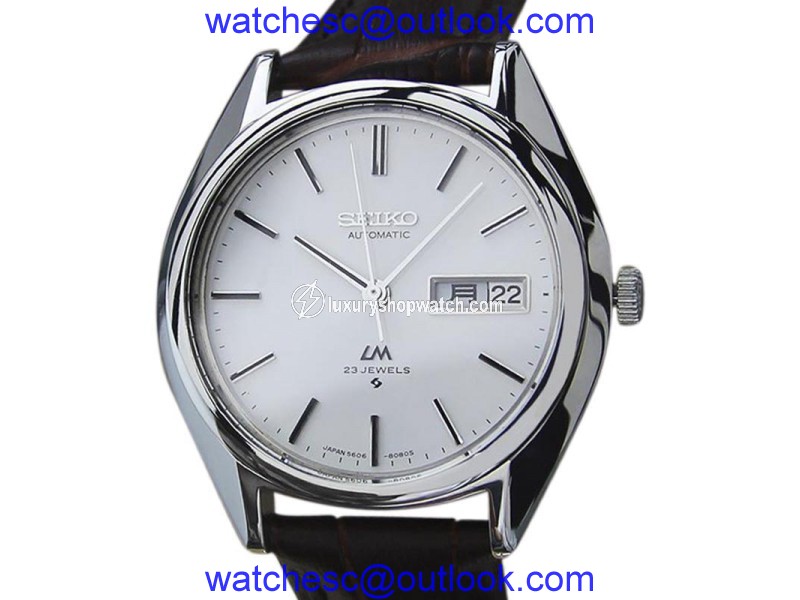Seiko Lord Matic Stainless Steel Automatic 37mm Mens Watch 1970s Seiko