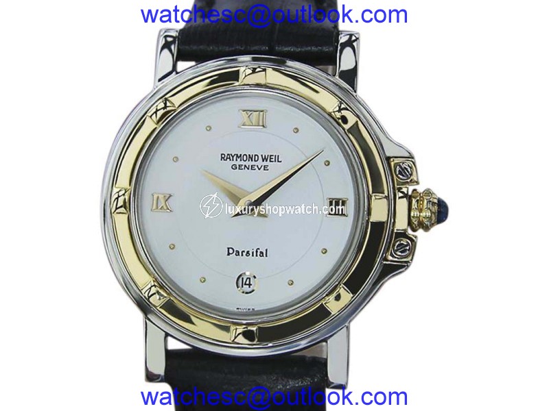 Raymond Weil Parsifal 18K Gold Plated & Stainless Steel 27mm Womens Watch Raymond Weil