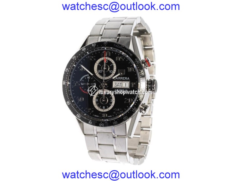 Tag Heuer Carrera CV2A10 Stainless Steel Automatic 44mm Men's Watch Tag Heuer