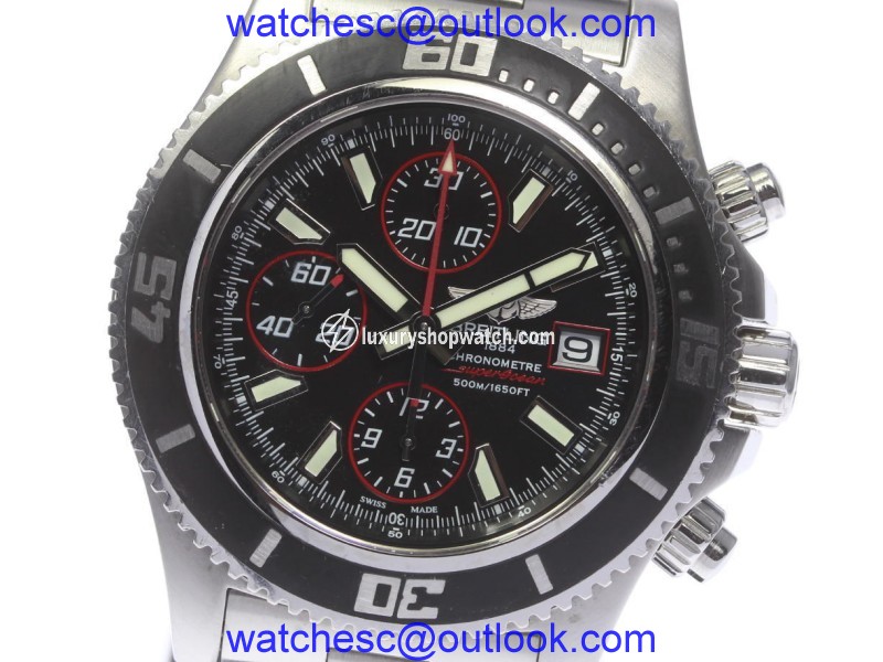 Breitling Super Ocean A110B81PRS Stainless Steel Automatic 44mm Mens Watch Breitling