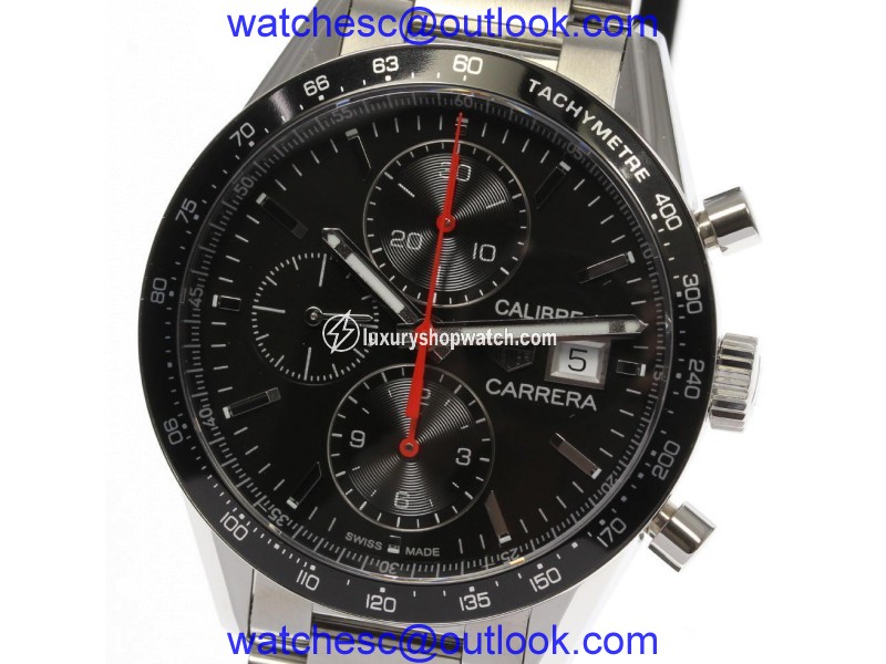 Tag Heuer Carrera CV201AK-0 Stainless Steel Chronograph Automatic 41mm Mens Watch Tag Heuer