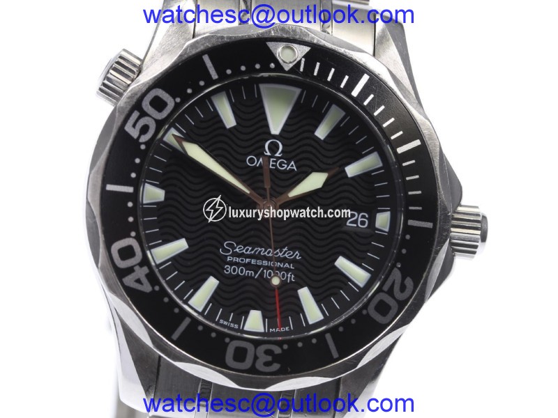 Omega Seamaster 2262.50 Stainless Steel with Black Dial Quartz 36mm Unisex Watch Omega
