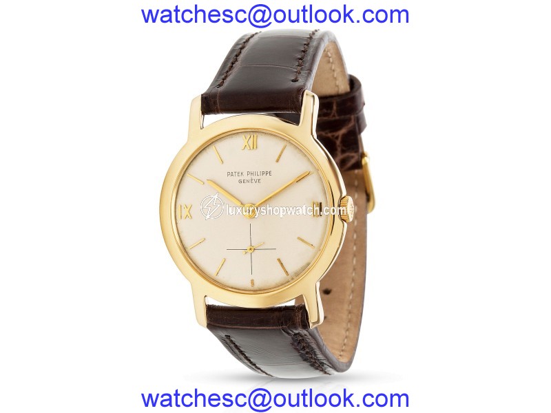 Patek Philippe Calatrava 2506 18K Yellow Gold & Leather Manual 31mm Unisex Watch Patek Philippe