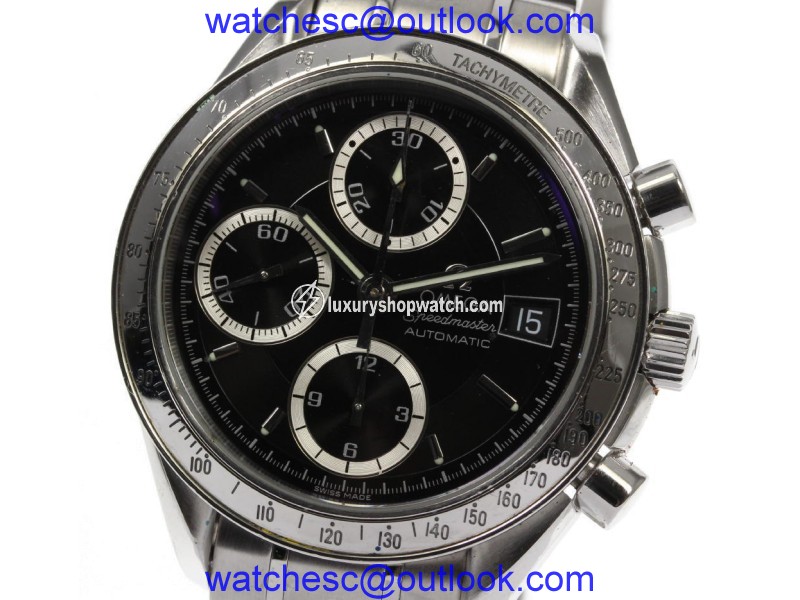 Omega Speedmaster 3513.46 Stainless Steel Black Dial Automatic 39mm Men's Watch Omega