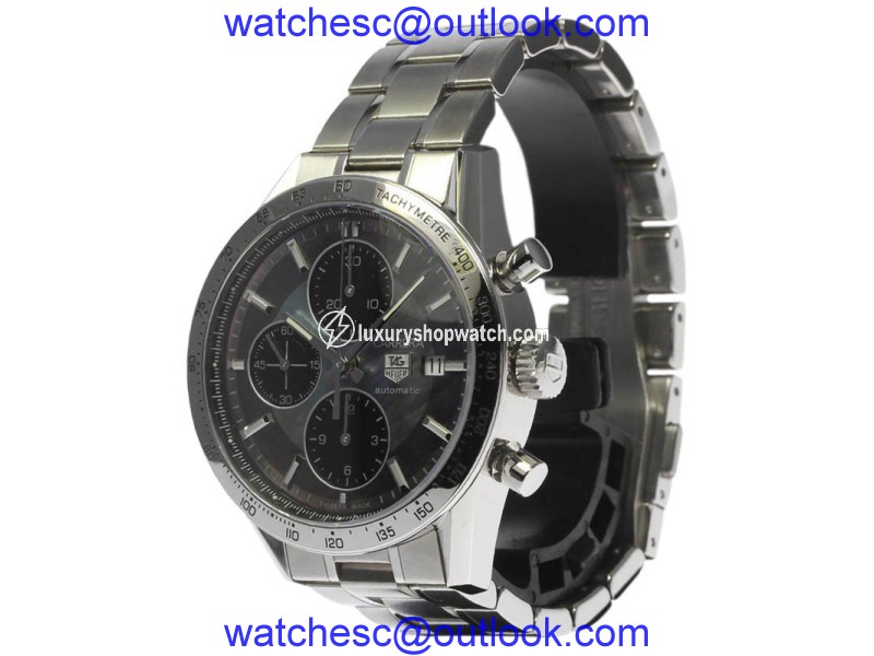 Tag Heuer Carrera CV201P Stainless Steel Automatic 42mm Mens Watch Tag Heuer