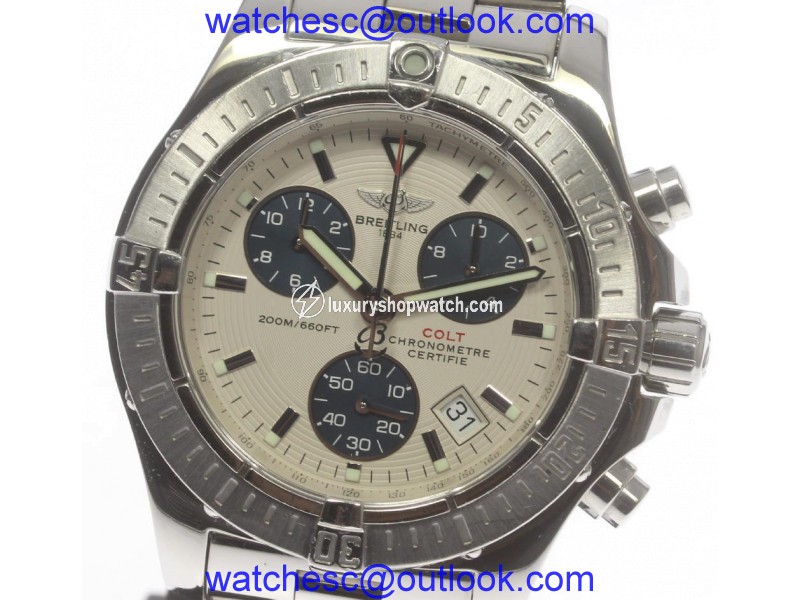 Breitling Colt A73380 Stainless Steel Quartz 41mm Mens Watch Breitling