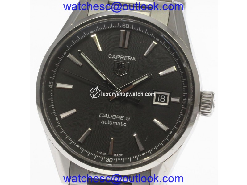 Tag Heuer Carrera Calibre5 WAR211A.BA0782 Stainless Steel Automatic 39mm Mens Watch Tag Heuer