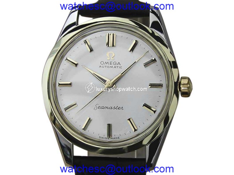 Omega Seamaster Gold Capped Stainless Steel Vintage Mens 1960 Watch Omega