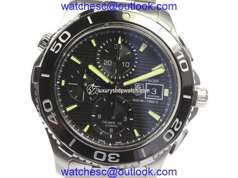 Tag Heuer Aquaracer CAK2111.FT8019 Stainless Steel Automatic 46mm Mens Watch Tag Heuer