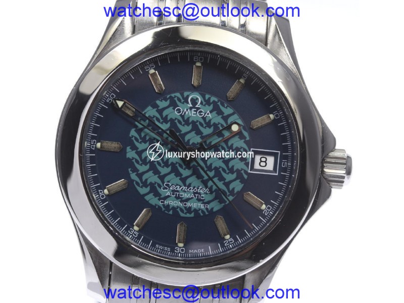 Omega Seamaster jacques Mayol 2500.80 Stainless Steel Automatic 36mm Mens Watch Omega