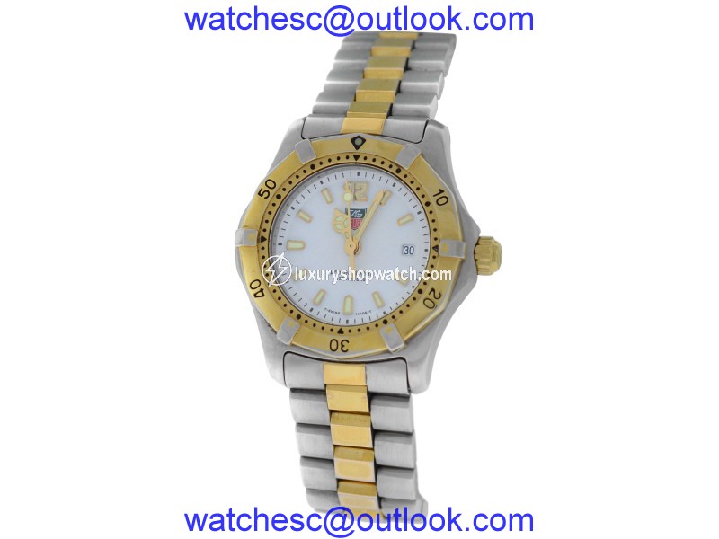 Tag Heuer Professional WK1320 Stainless Steel & Yellow Gold Plated Quartz 29mm Womens Watch Tag Heuer