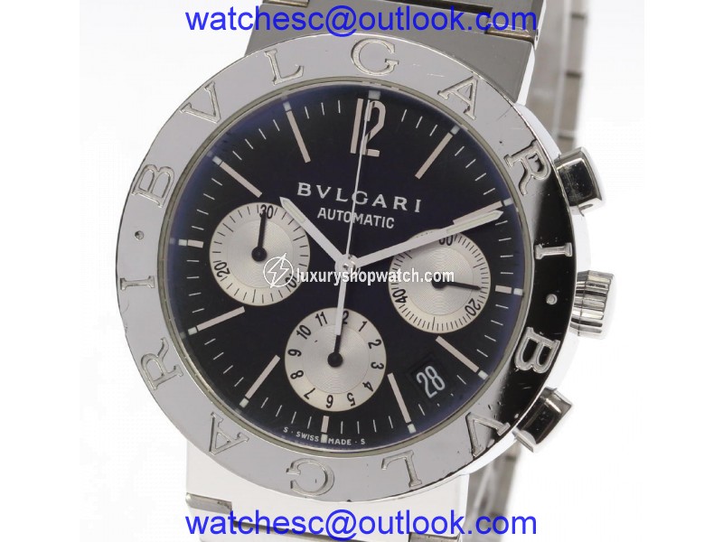 Bulgari BB38SSCH Stainless Steel Automatic 38mm Mens Watch Bulgari