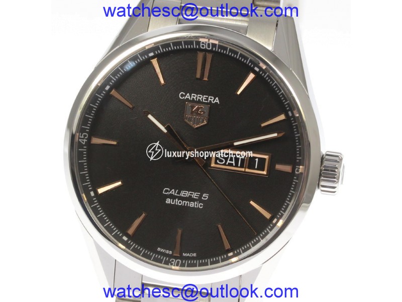 Tag Heuer Carrera CAL5 WAR201C-1 Stainless Steel 41mm Automatic Mens Watch Tag Heuer
