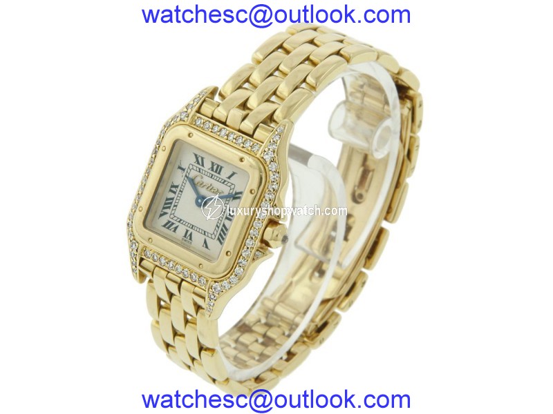 Cartier Panthere 18K Yellow Gold 22mm Womens Watch Cartier