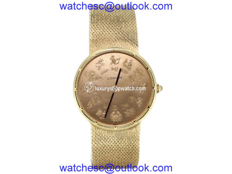 Corum Zodiac 18k Solid Yellow Gold 114gr Watch Corum