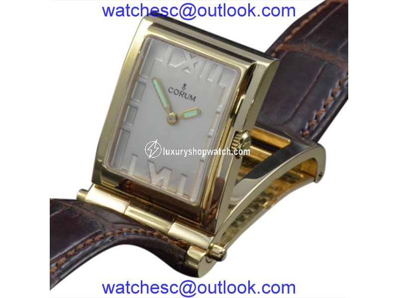 Corum 64.151.56 18K Yellow Gold Quartz Desk Womens Watch Corum